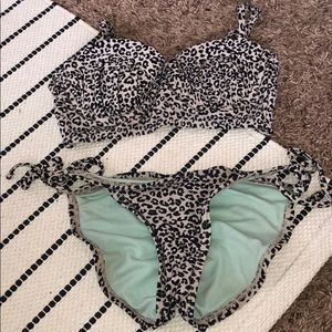 cheetah bathing suit